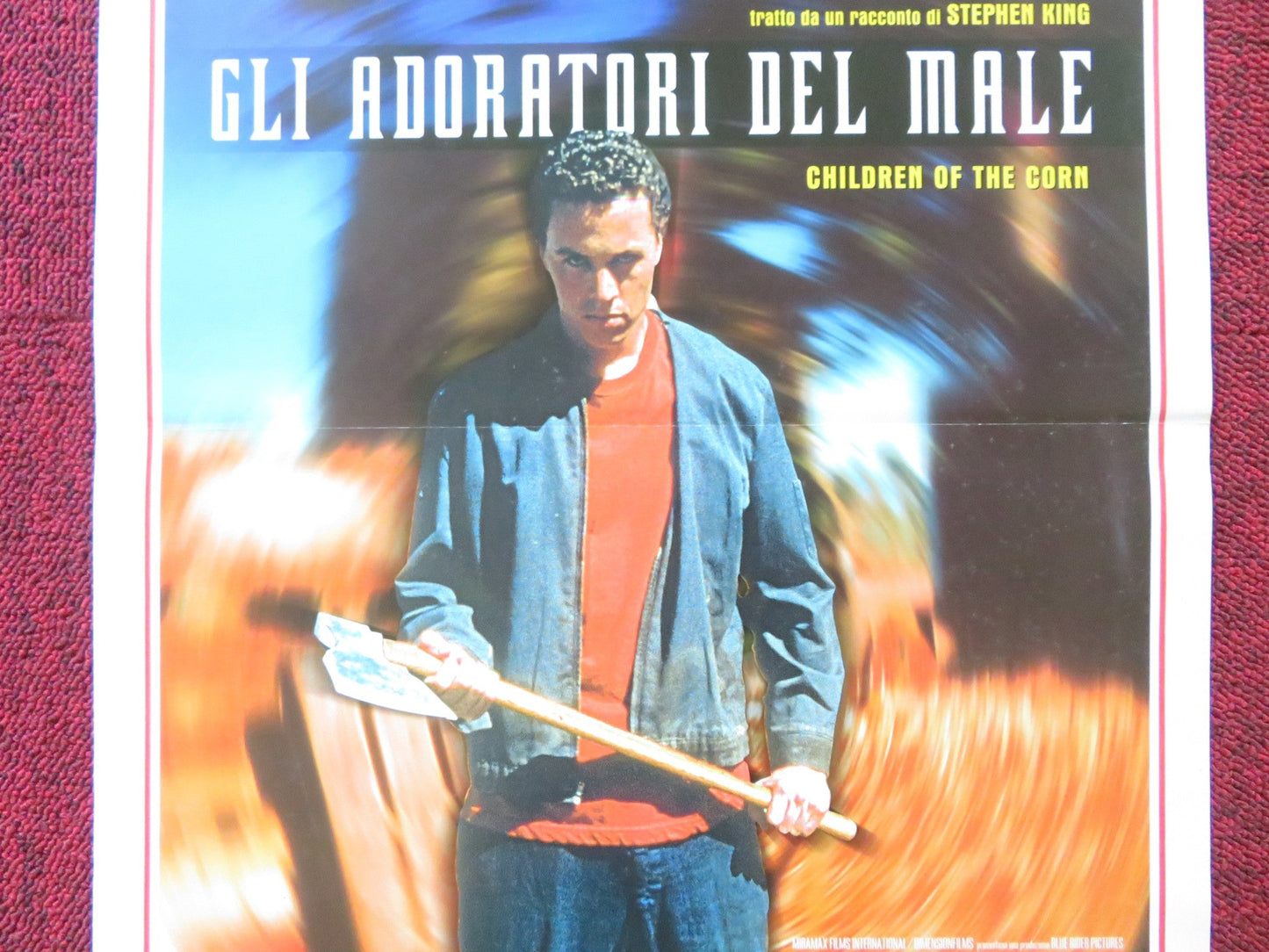 CHILDREN OF THE CORN V: FIELDS OF TERROR ITALIAN LOCANDINA POSTER S. KING 2000 Rendezvous Cinema Movie posters