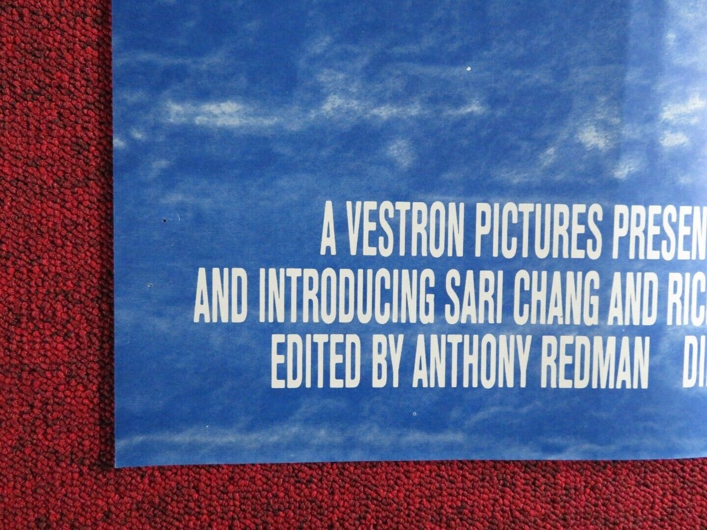 CHINA GIRL UK QUAD POSTER JAMES RUSSO RICHARD PANEBIANCO 1987 Movie posters