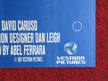 CHINA GIRL UK QUAD POSTER JAMES RUSSO RICHARD PANEBIANCO 1987 Movie posters