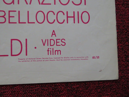 CHINA IS NEAR FOLDED US ONE SHEET POSTER GLAUCO MAURI ELDA TATTOLI 1968 Movie posters