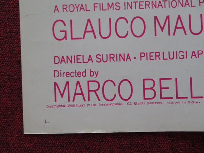 CHINA IS NEAR FOLDED US ONE SHEET POSTER GLAUCO MAURI ELDA TATTOLI 1968 Movie posters