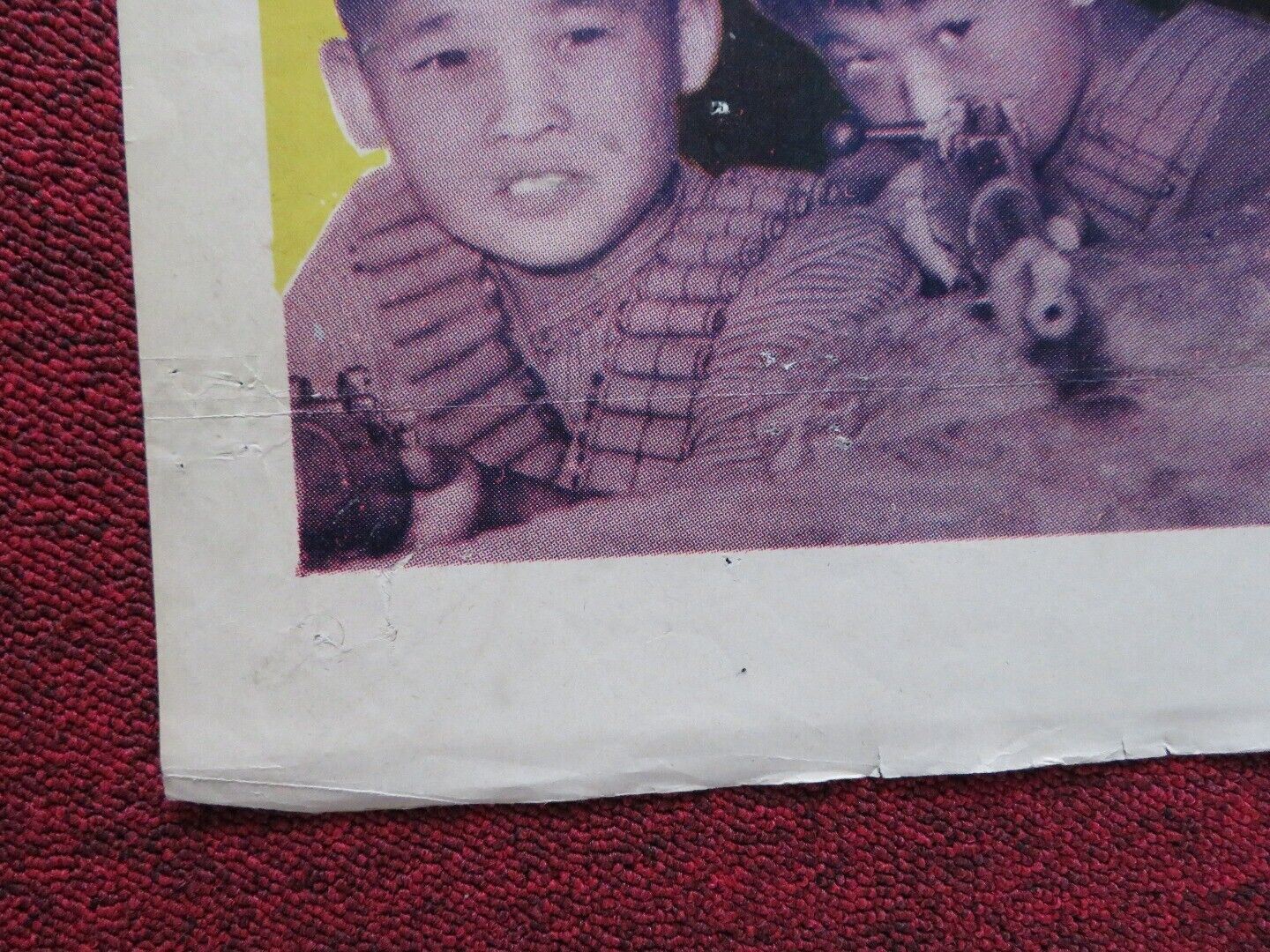 CHINA'S LITTLE DEVILS FOLDED US ONE SHEET POSTER HARRY CAREY PAUL KELLY 1945 Movie posters