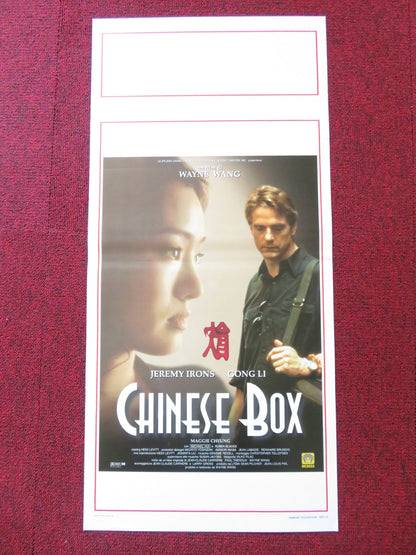 CHINESE BOX ITALIAN LOCANDINA POSTER JEREMY IRONS GONG LI 1997 Rendezvous Cinema Movie posters