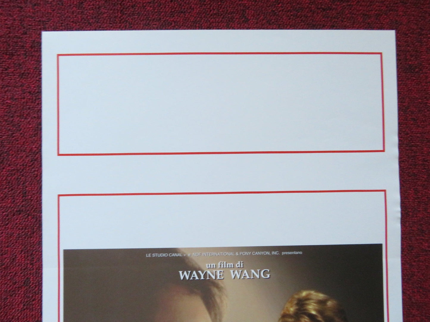 CHINESE BOX ITALIAN LOCANDINA POSTER JEREMY IRONS GONG LI 1997 Rendezvous Cinema Movie posters