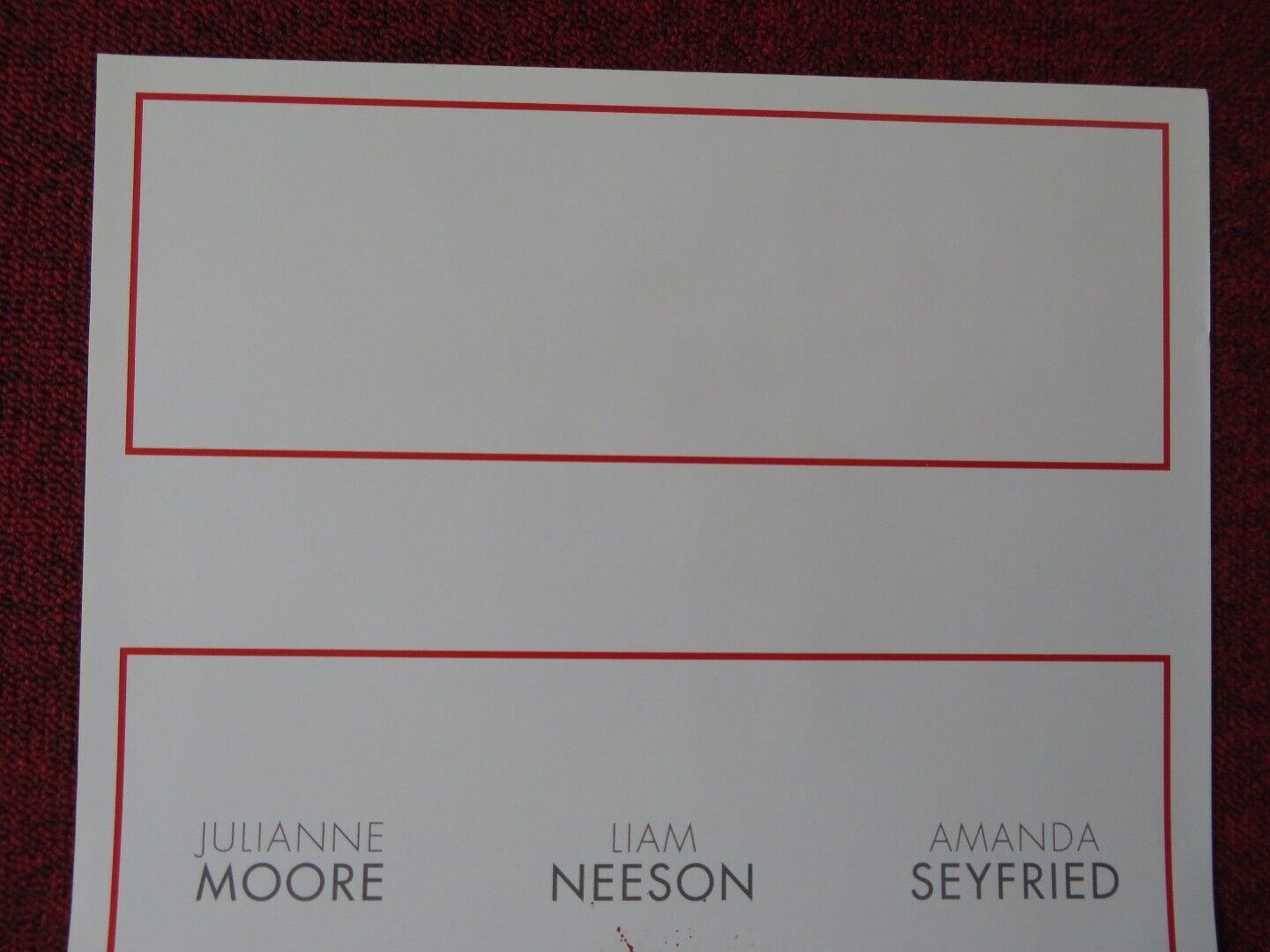 CHLOE ITALIAN LOCANDINA (27.5"x13") POSTER JULIANNE MOORE LIAM NEESON 2010 Movie posters