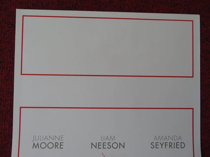 CHLOE ITALIAN LOCANDINA (27.5"x13") POSTER JULIANNE MOORE LIAM NEESON 2010 Movie posters