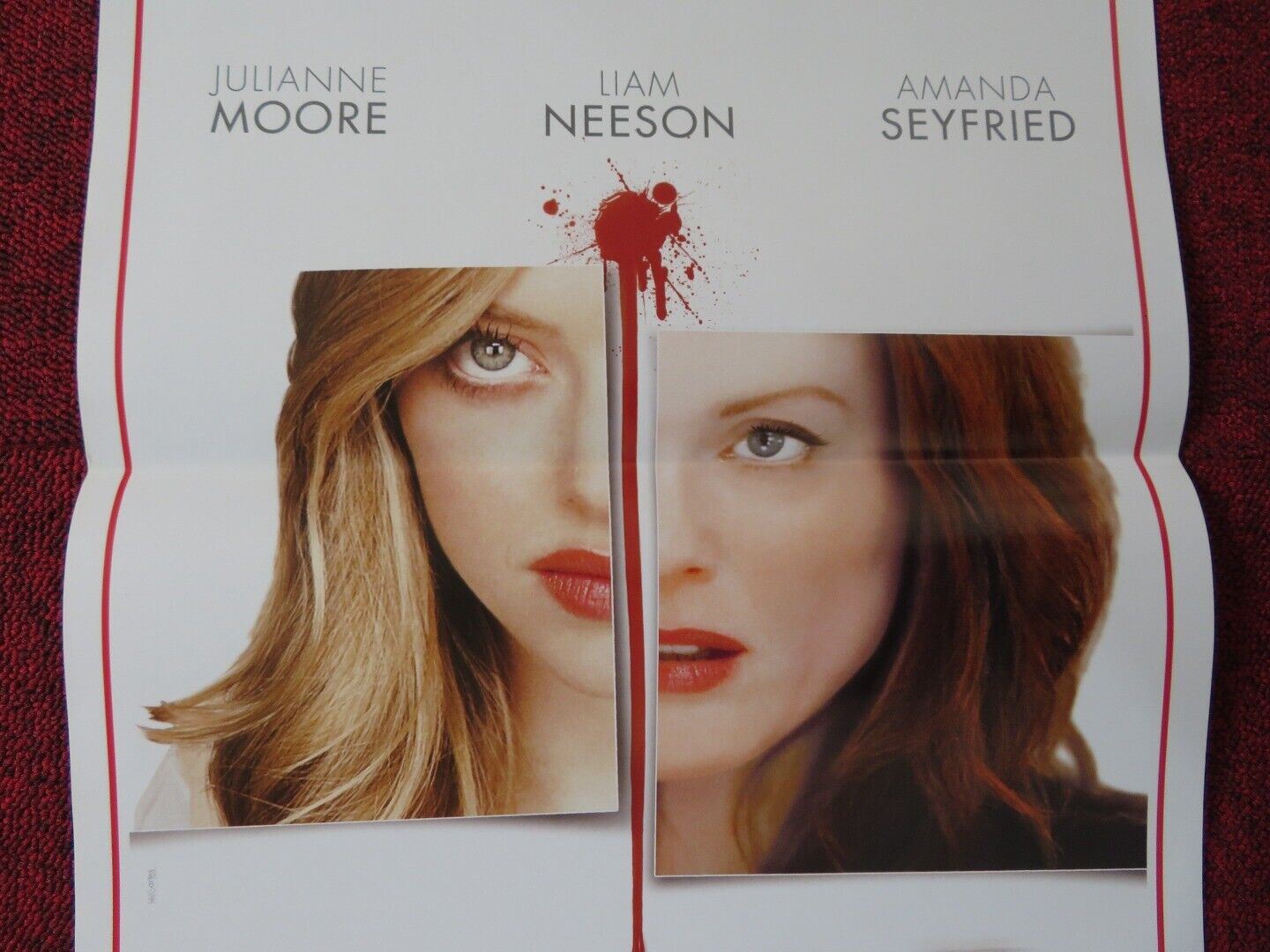 CHLOE ITALIAN LOCANDINA (27.5"x13") POSTER JULIANNE MOORE LIAM NEESON 2010 Movie posters