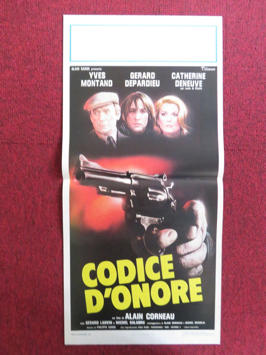 CHOICE OF ARMS ITALIAN LOCANDINA POSTER YVES MONTAND GERARD DEPARDIEU 1982 Rendezvous Cinema Movie posters