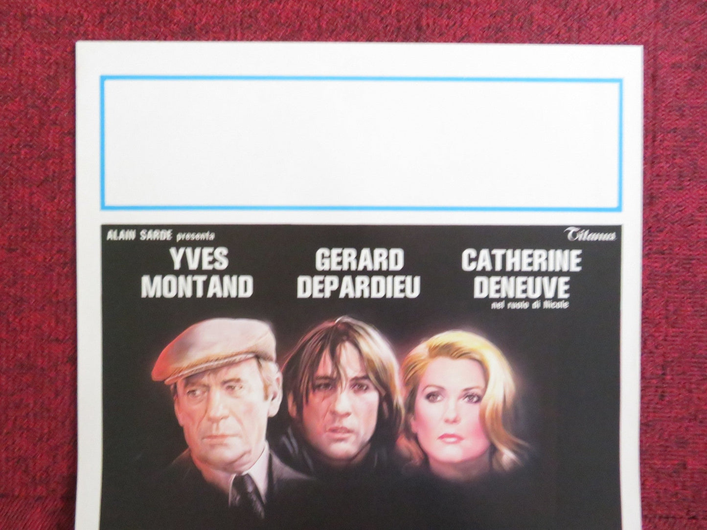 CHOICE OF ARMS ITALIAN LOCANDINA POSTER YVES MONTAND GERARD DEPARDIEU 1982 Rendezvous Cinema Movie posters