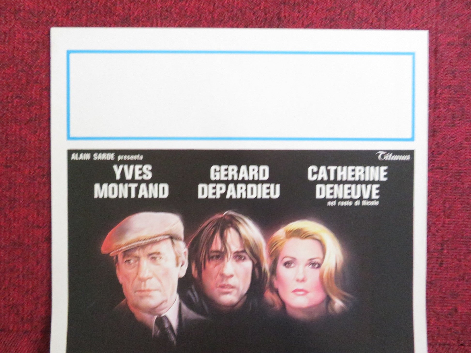 CHOICE OF ARMS ITALIAN LOCANDINA POSTER YVES MONTAND GERARD DEPARDIEU 1982 Rendezvous Cinema Movie posters