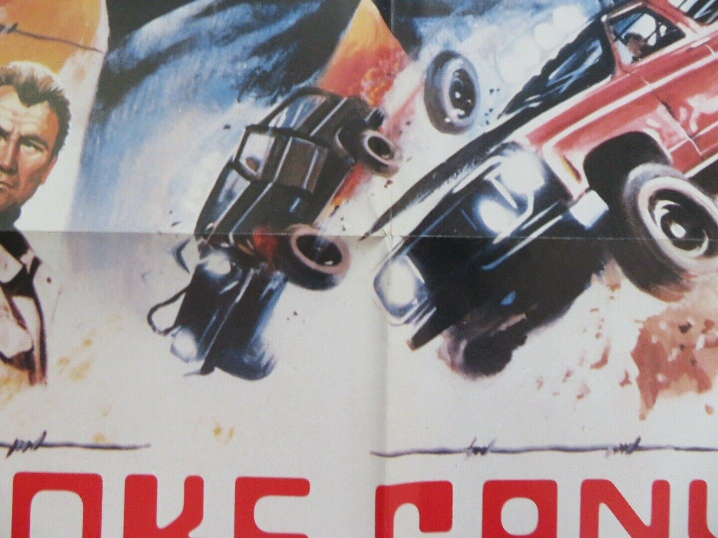 CHOKE CANYON FOLDED US ONE SHEET POSTER STEPHEN COLLINS JANET JULIAN 1986 Movie posters