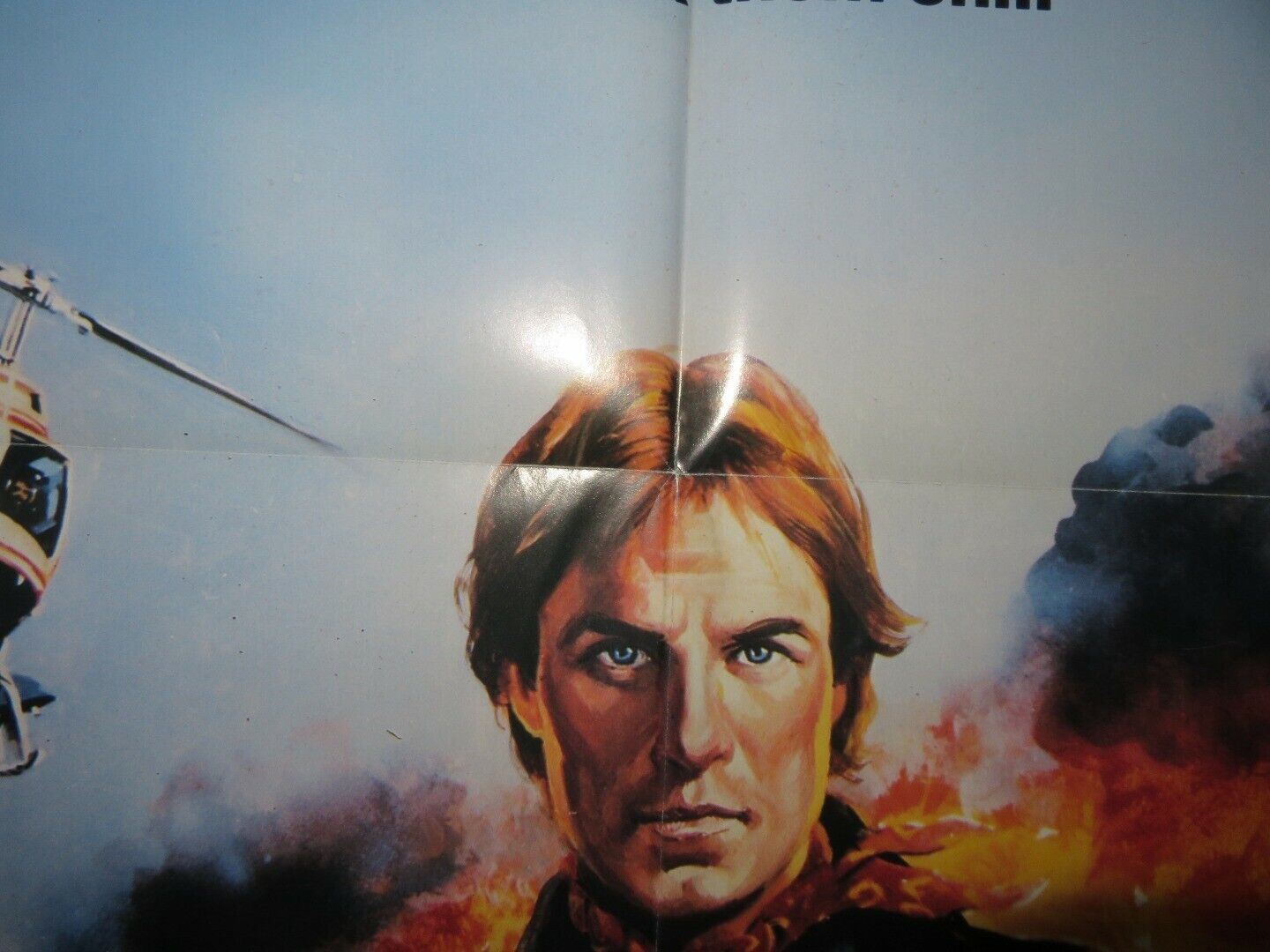 CHOKE CANYON FOLDED US ONE SHEET POSTER STEPHEN COLLINS JANET JULIAN 1986 Movie posters