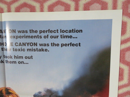 CHOKE CANYON FOLDED US ONE SHEET POSTER STEPHEN COLLINS JANET JULIAN 1986 Movie posters