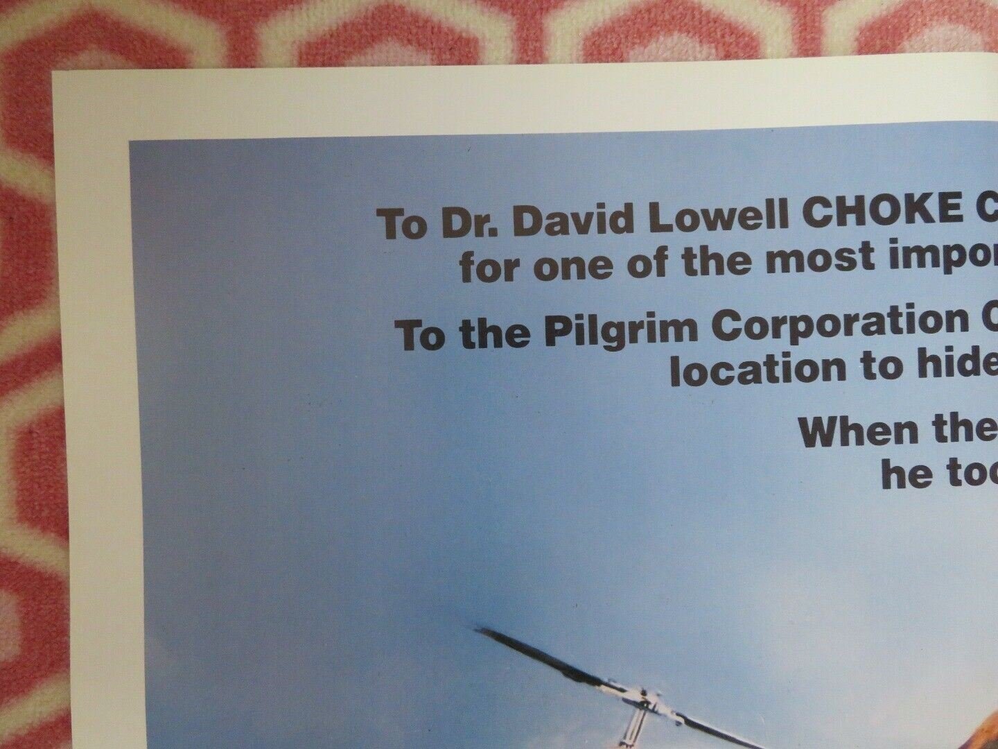 CHOKE CANYON FOLDED US ONE SHEET POSTER STEPHEN COLLINS JANET JULIAN 1986 Movie posters