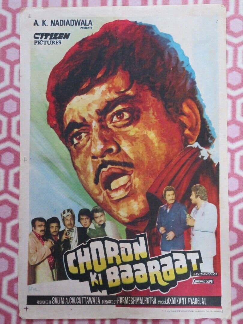 CHORON KI BAARAAT INDIAN (30" x 20") POSTER ROLLED NEETU SINGH BOLLYWOOD 1980 Movie posters