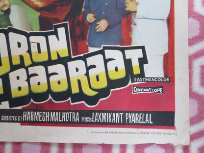 CHORON KI BAARAAT INDIAN (30" x 20") POSTER ROLLED NEETU SINGH BOLLYWOOD 1980 Movie posters