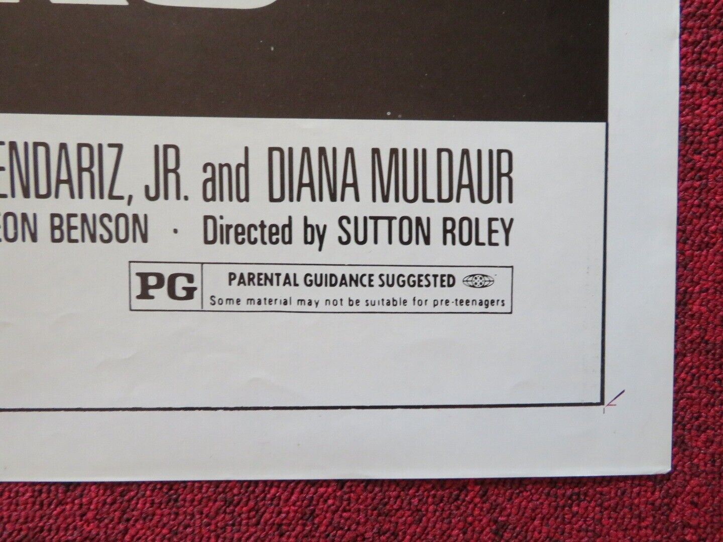 CHOSEN SURVIVORS FOLDED US ONE SHEET POSTER JACKIE COOPER ALEX CORD 1974 Movie posters