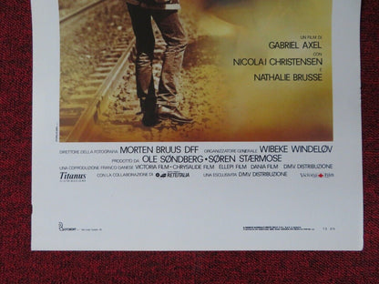 CHRISTIAN ITALIAN LOCANDINA (27.5"x13") POSTER LEO PESCAROLO 1989 Movie posters