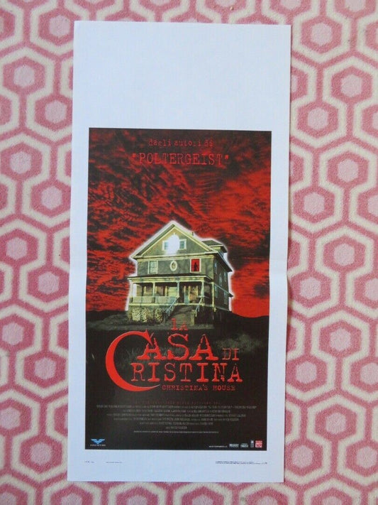 CHRISTINA'S HOUSE ITALIAN LOCANDINA (27.5"x13") POSTER BRENDAN FEHR 2000 - Rendezvous Cinema