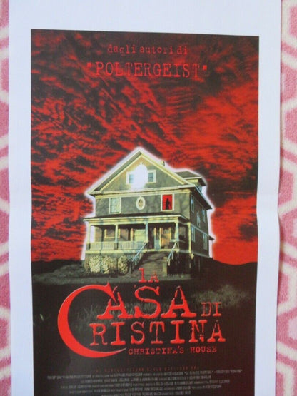 CHRISTINA'S HOUSE ITALIAN LOCANDINA (27.5"x13") POSTER BRENDAN FEHR 2000 - Rendezvous Cinema