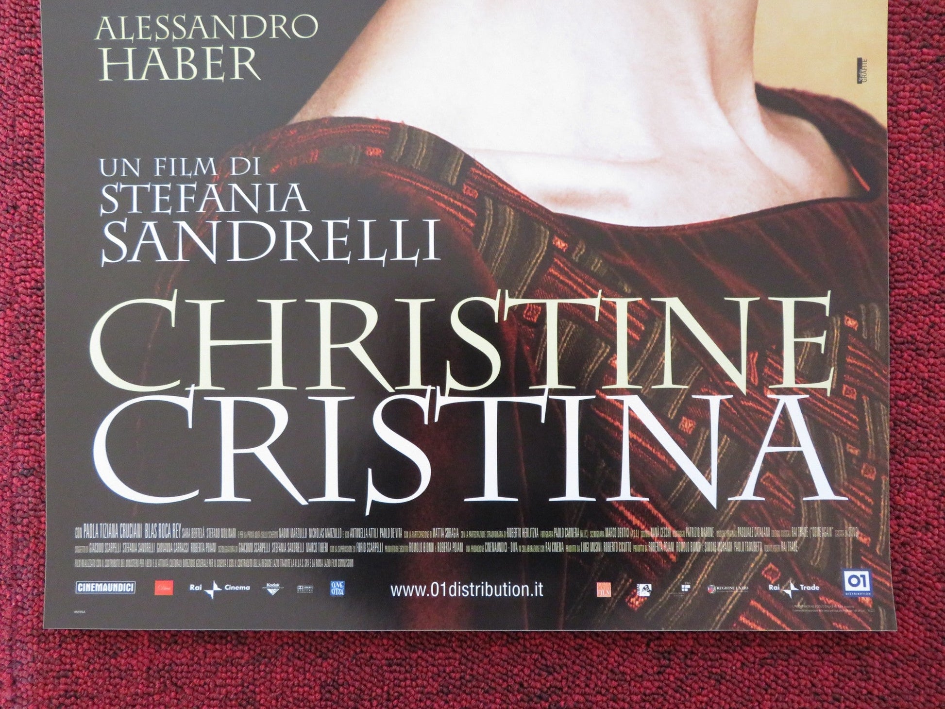 CHRISTINE CHRISTINA ITALIAN LOCANDINA POSTER AMANDA SANDRELLI ALESSIO BONI 2009 Rendezvous Cinema Movie posters