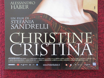 CHRISTINE CHRISTINA ITALIAN LOCANDINA POSTER AMANDA SANDRELLI ALESSIO BONI 2009 Rendezvous Cinema Movie posters