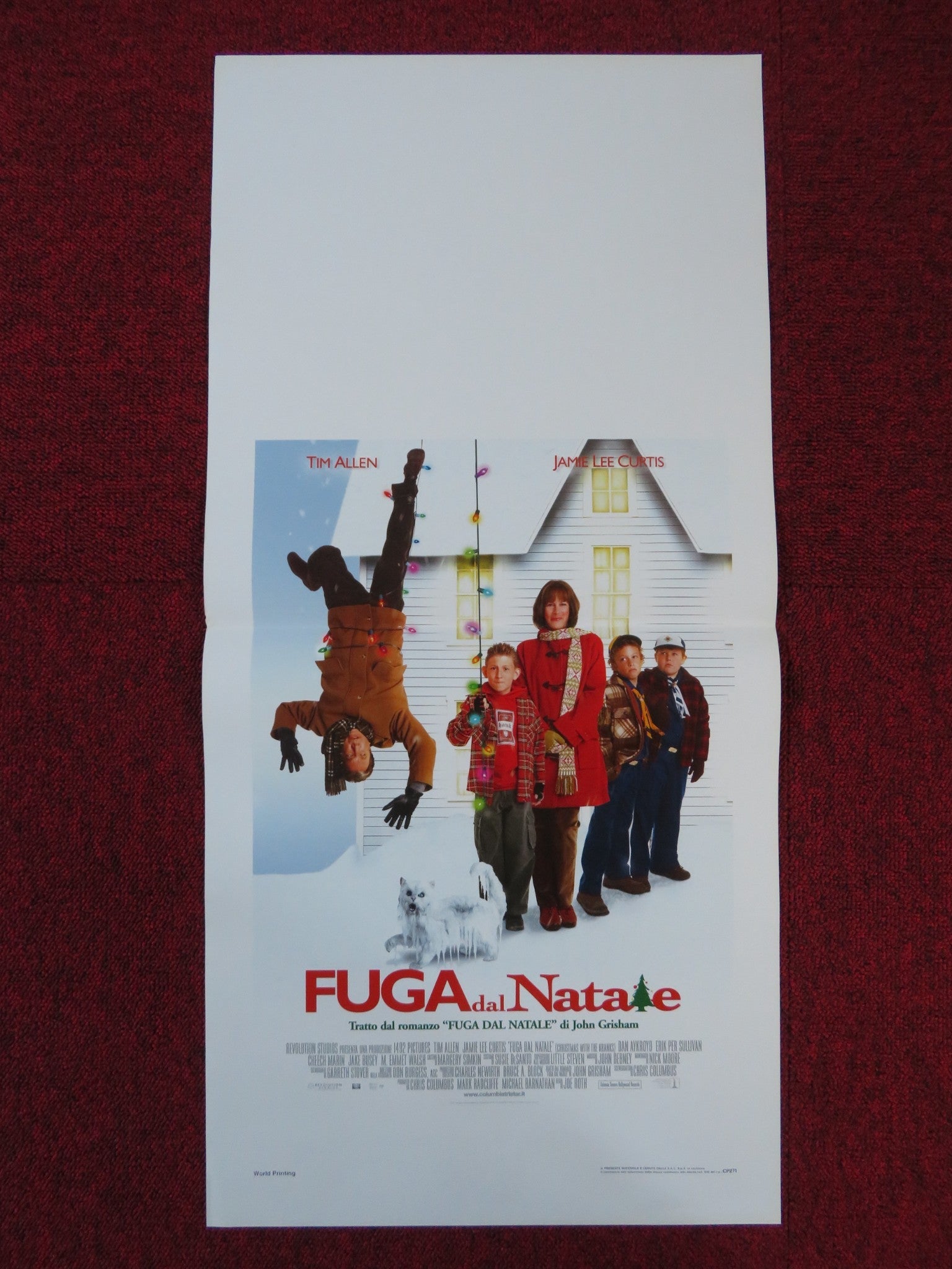 CHRISTMAS WITH THE KRANKS ITALIAN LOCANDINA POSTER TIM ALLEN J. L. CURTIS 2004 Rendezvous Cinema Movie posters