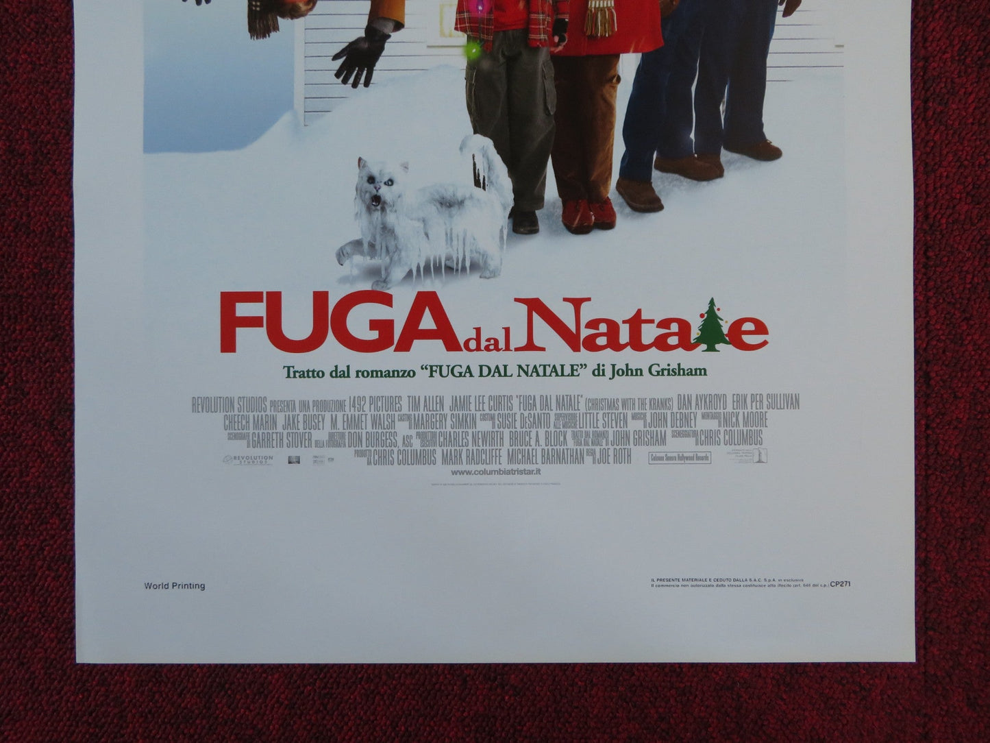 CHRISTMAS WITH THE KRANKS ITALIAN LOCANDINA POSTER TIM ALLEN J. L. CURTIS 2004 Rendezvous Cinema Movie posters