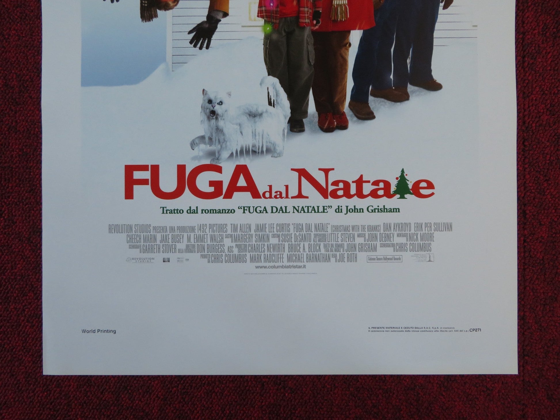 CHRISTMAS WITH THE KRANKS ITALIAN LOCANDINA POSTER TIM ALLEN J. L. CURTIS 2004 Rendezvous Cinema Movie posters