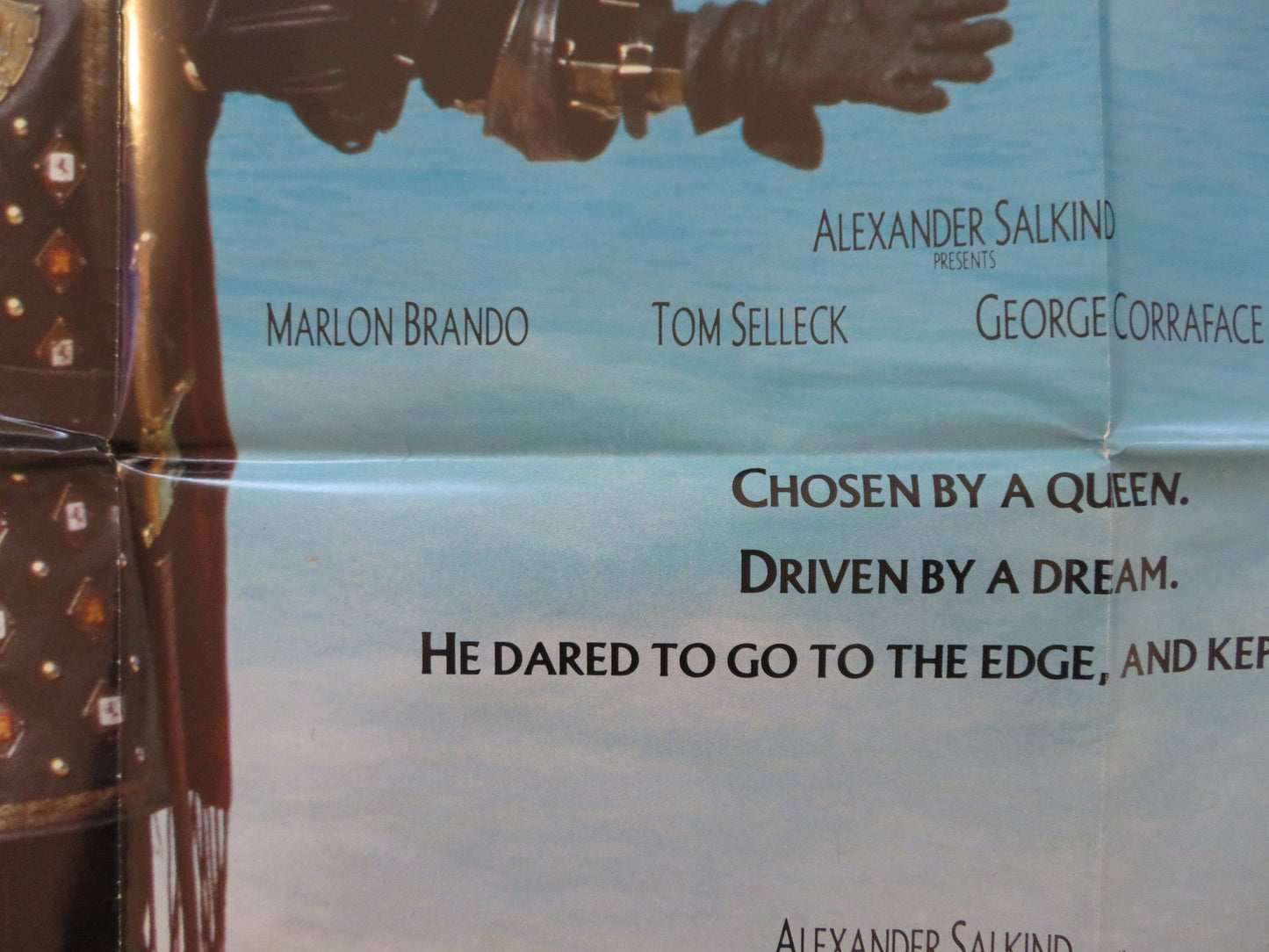 CHRISTOPHER COLUMBUS: THE DISCOVERY QUAD POSTER FOLDED MARLON BRANDO 1992 Rendezvous Cinema Movie posters