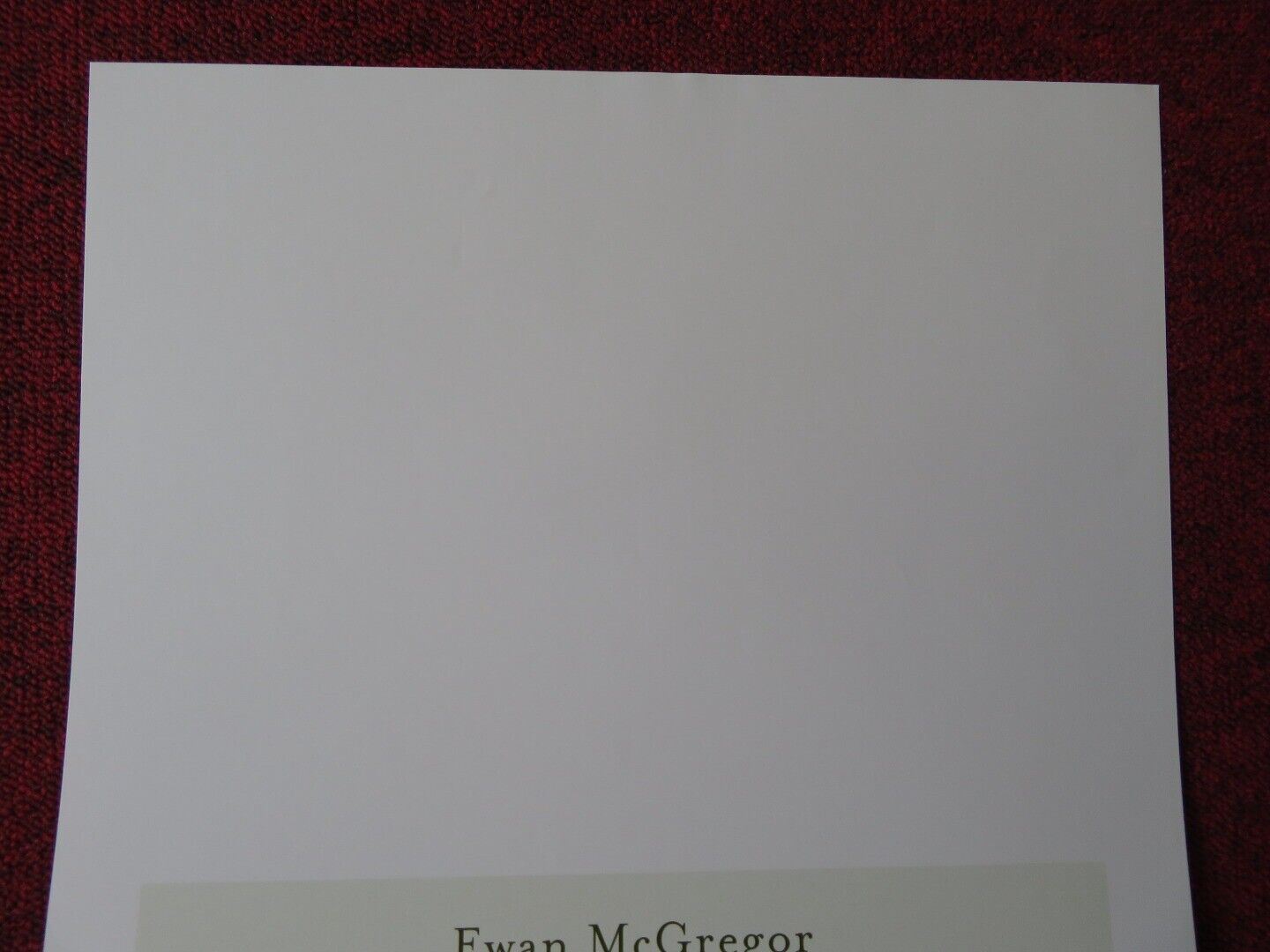 CHRISTOPHER ROBIN ITALIAN LOCANDINA (27.5"x13") POSTER DISNEY EWAN MCGREGOR '18 Movie posters