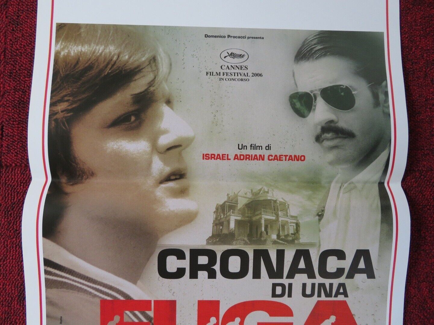 CHRONICLE OF AN ESCAPE ITALIAN LOCANDINA (27.5"x13") POSTER PABLO ECHARRI 2007 Movie posters
