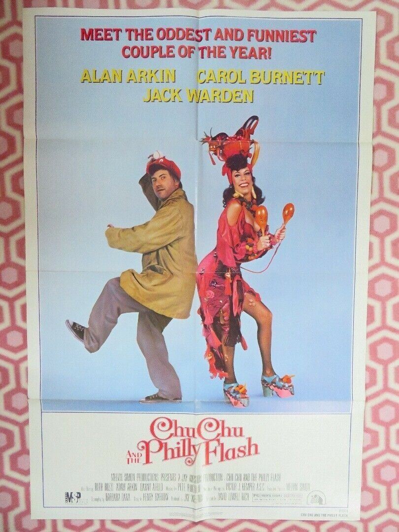 CHU CHU AND THE PHILLY FLASH US ONE SHEET POSTER ALAN ARKIN 1981 Rendezvous Cinema Movie posters