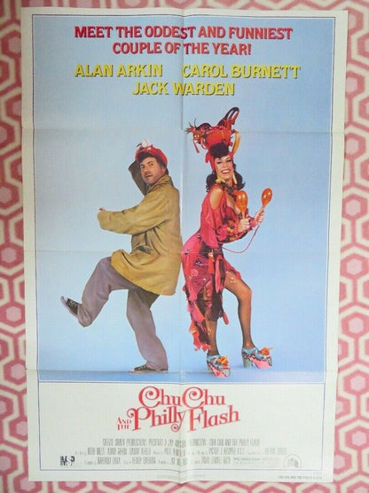 CHU CHU AND THE PHILLY FLASH US ONE SHEET POSTER ALAN ARKIN 1981 Rendezvous Cinema Movie posters