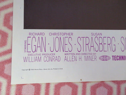 CHUBASCO FOLDED US ONE SHEET POSTER RICHARD EGAN CHRISTOPHER JONES 1968 Movie posters