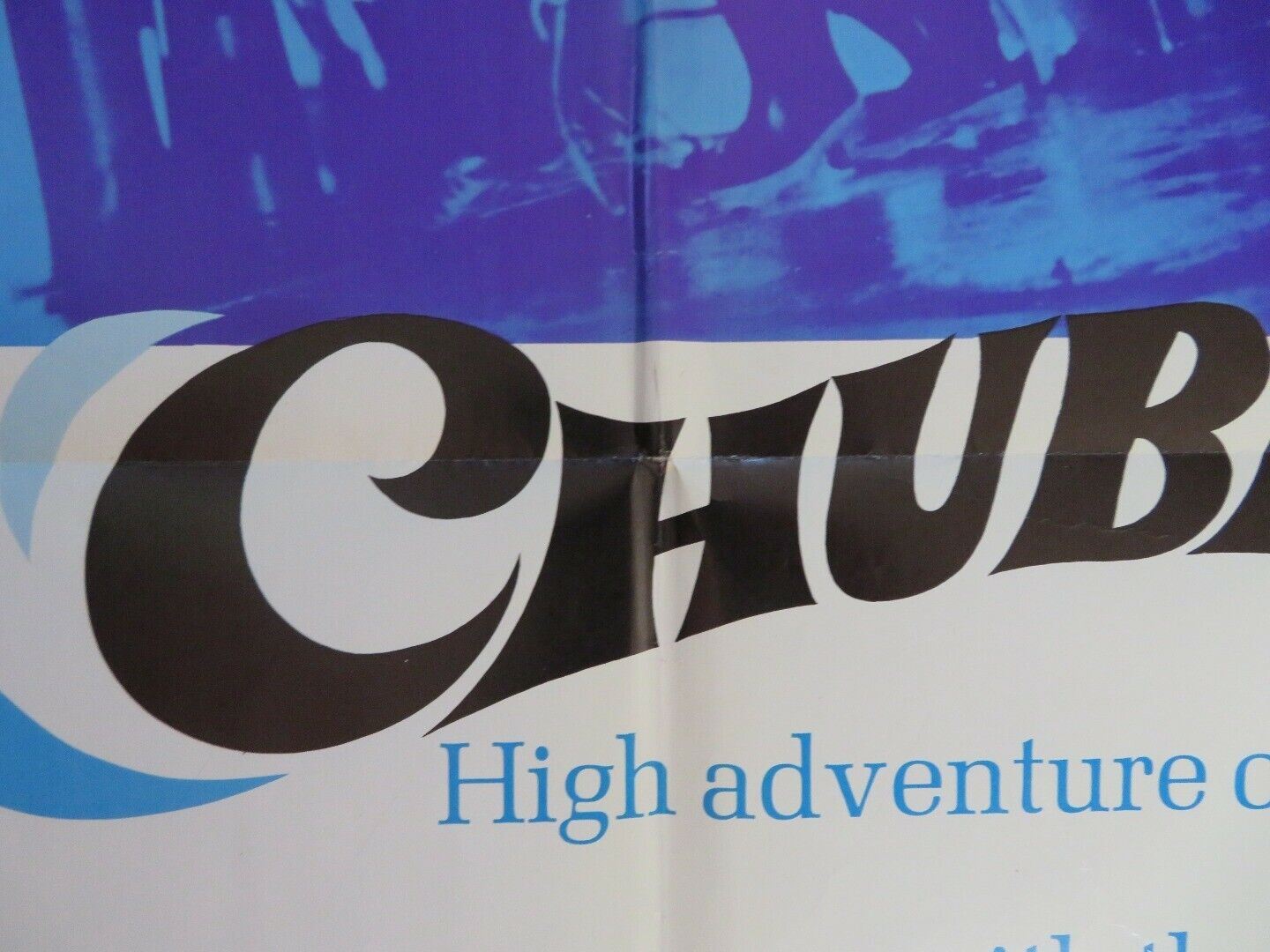 CHUBASCO FOLDED US ONE SHEET POSTER RICHARD EGAN CHRISTOPHER JONES 1968 Movie posters