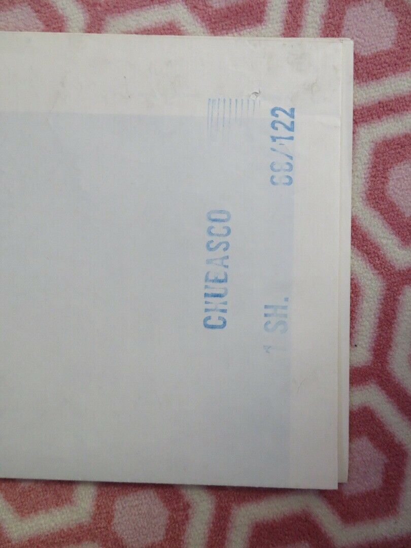 CHUBASCO FOLDED US ONE SHEET POSTER RICHARD EGAN CHRISTOPHER JONES 1968 Movie posters