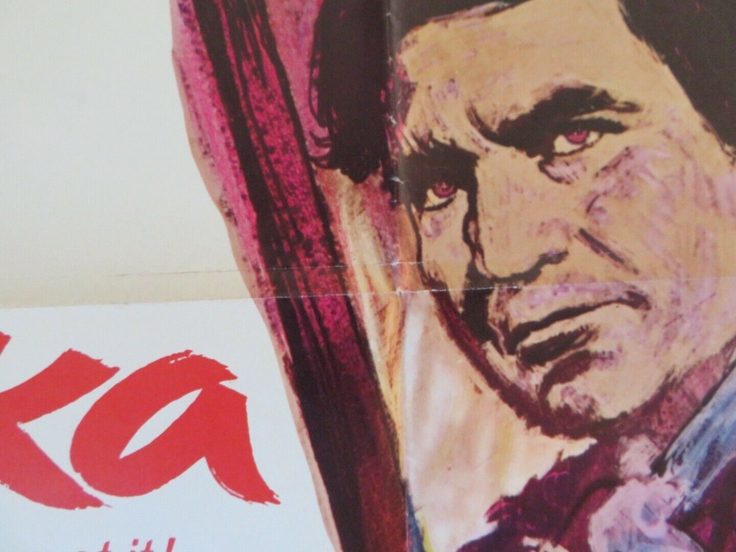 CHUKA FOLDED US ONE SHEET POSTER ROD TATLOR JOHN MILLS 1967 Movie posters