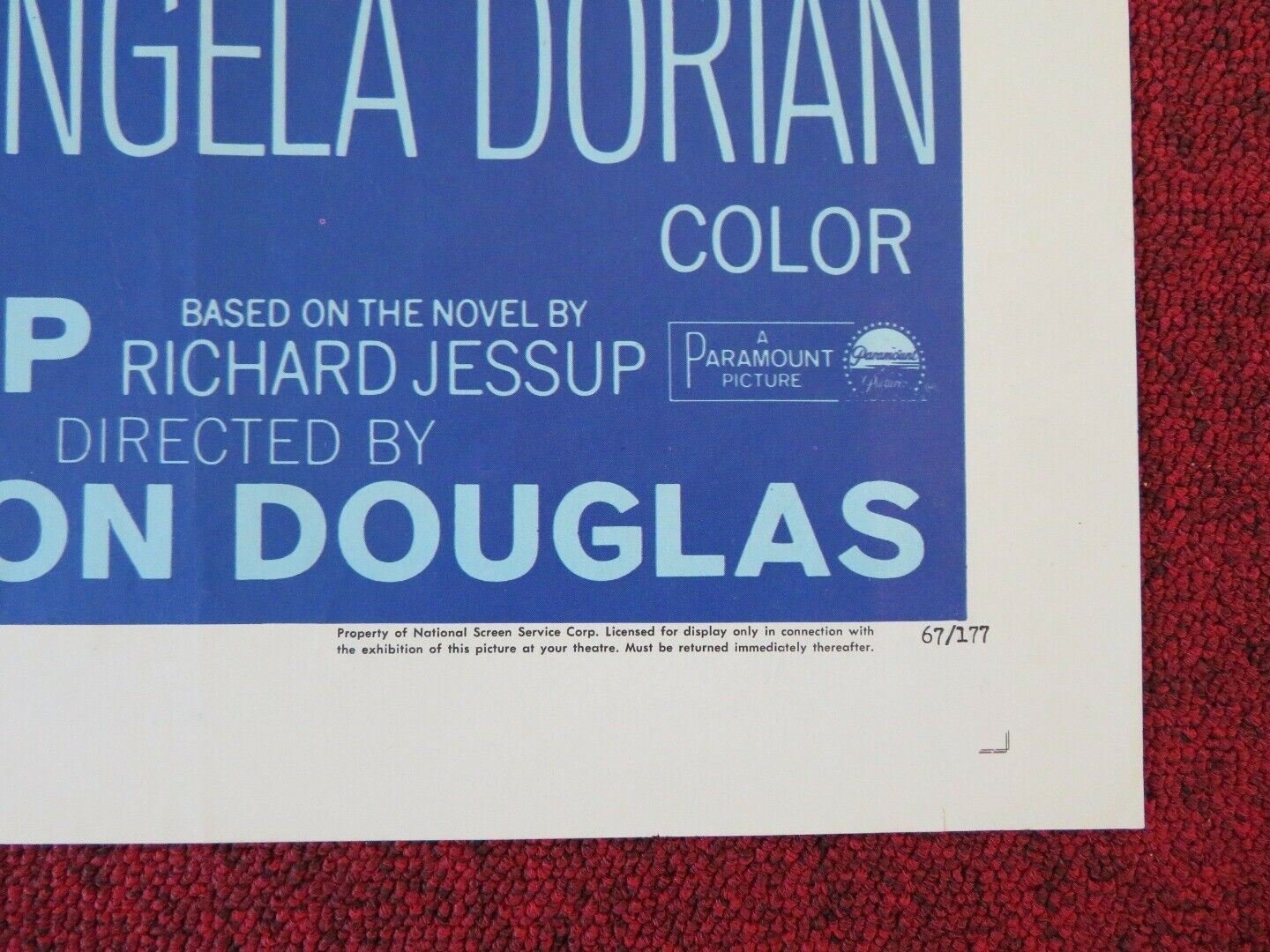 CHUKA FOLDED US ONE SHEET POSTER ROD TATLOR JOHN MILLS 1967 Movie posters