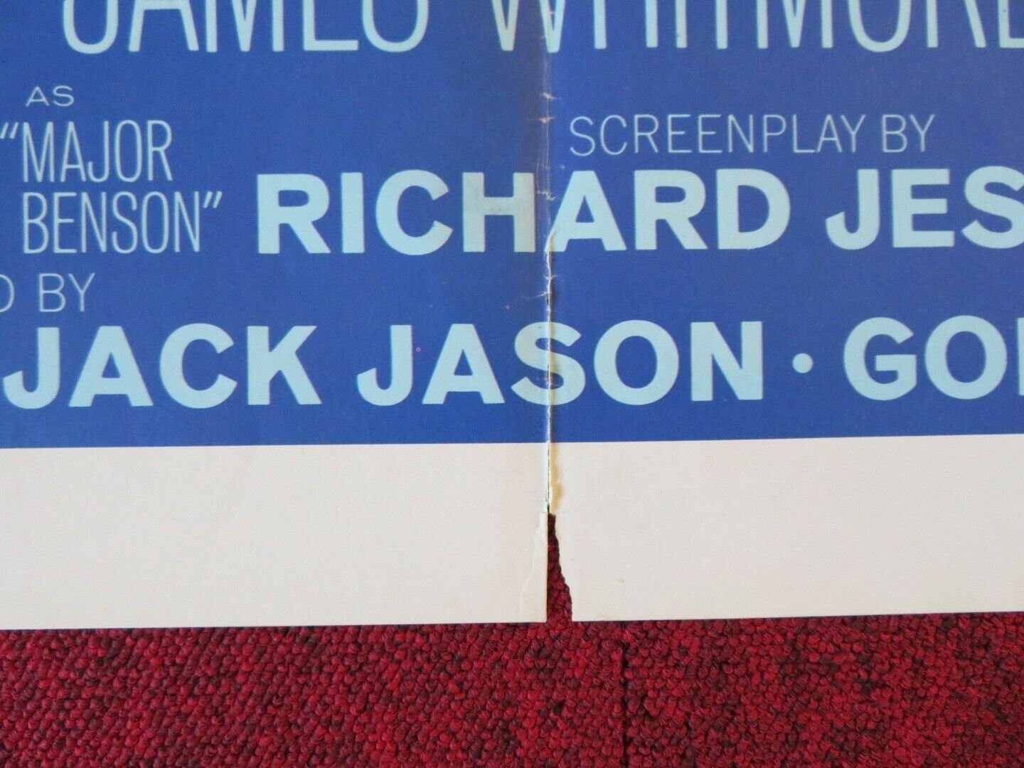 CHUKA FOLDED US ONE SHEET POSTER ROD TATLOR JOHN MILLS 1967 Movie posters