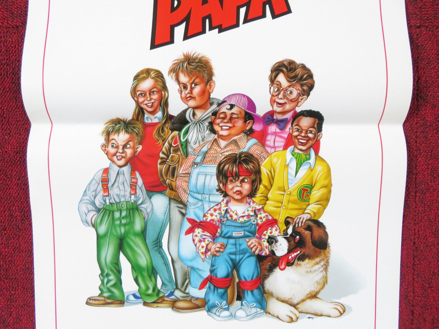 CI HAI ROTTO PAPA ITALIAN LOCANDINA POSTER ELIO GERMANO LUCA VIRGULTI 1993 Rendezvous Cinema Movie posters