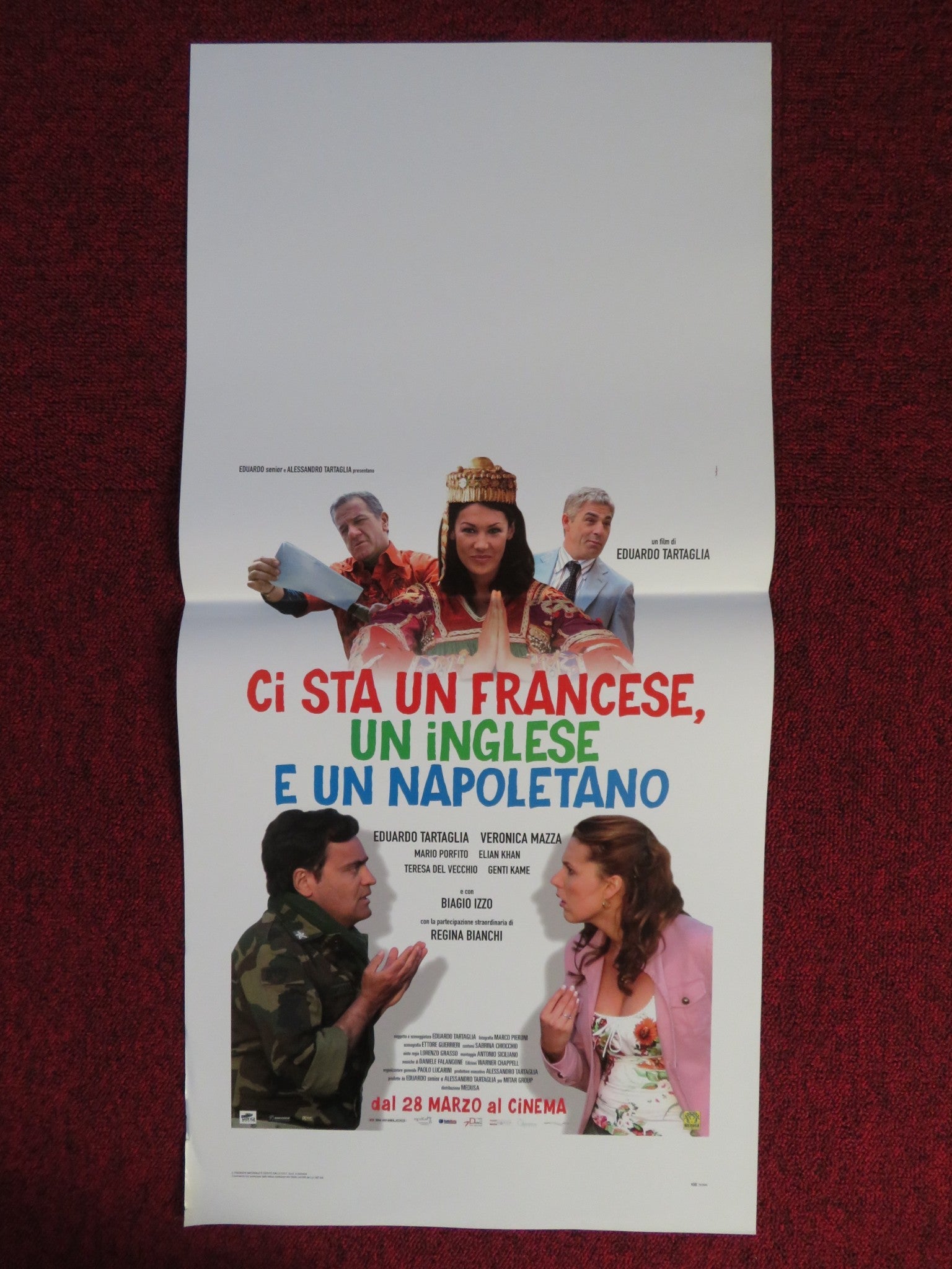 CI STA UN FRANCESE, UN INGLESE E UN NAPOLETANO ITALIAN LOCANDINA POSTER 2008 Rendezvous Cinema Movie posters