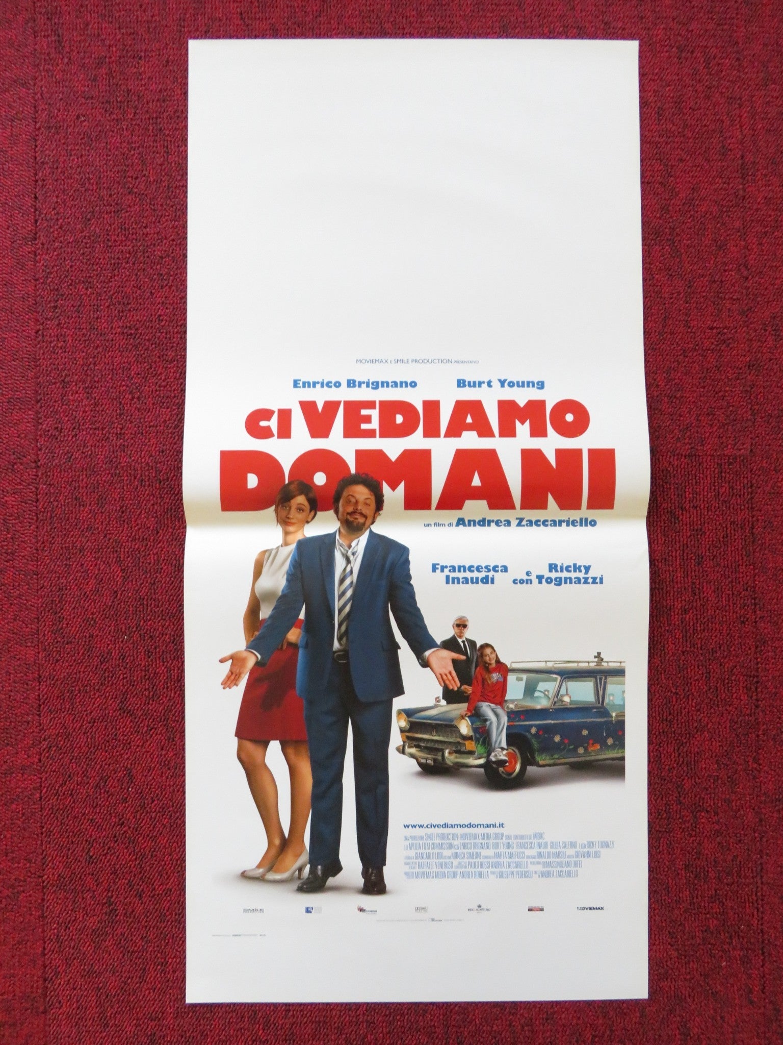 CI VEDIAMO DOMANI ITALIAN LOCANDINA POSTER ENRICO BRIGNANO BURT YOUNG 2013 Rendezvous Cinema Movie posters