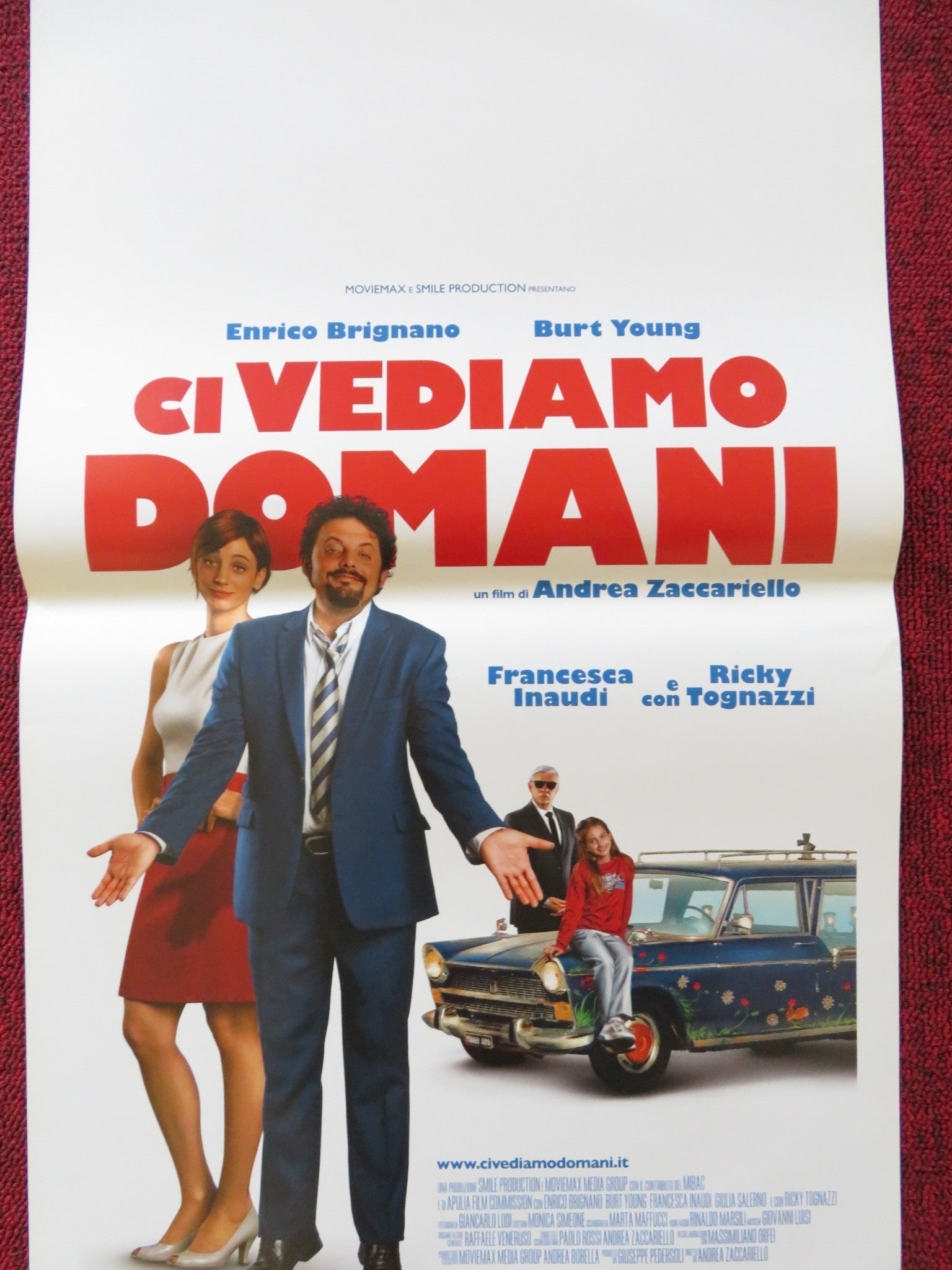 CI VEDIAMO DOMANI ITALIAN LOCANDINA POSTER ENRICO BRIGNANO BURT YOUNG 2013 Rendezvous Cinema Movie posters