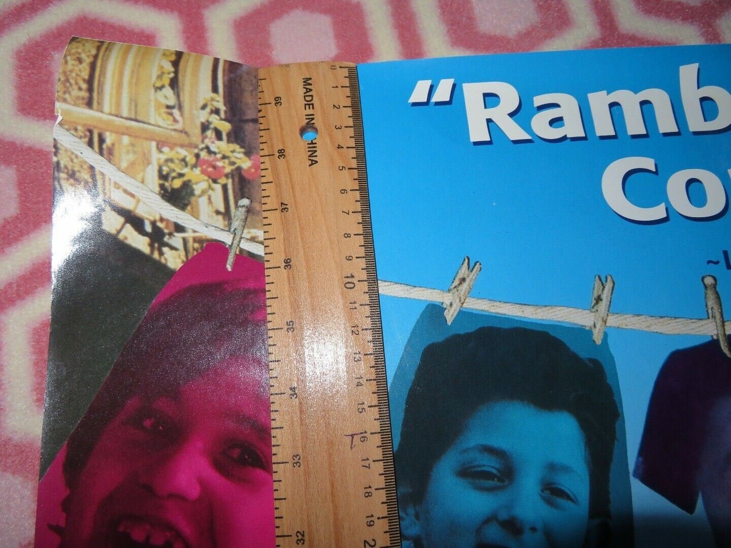 CIAO, PROFESSORE! VHS US ONE SHEET ROLLED POSTER PAOLO VILLAGGIO 1992 Movie posters