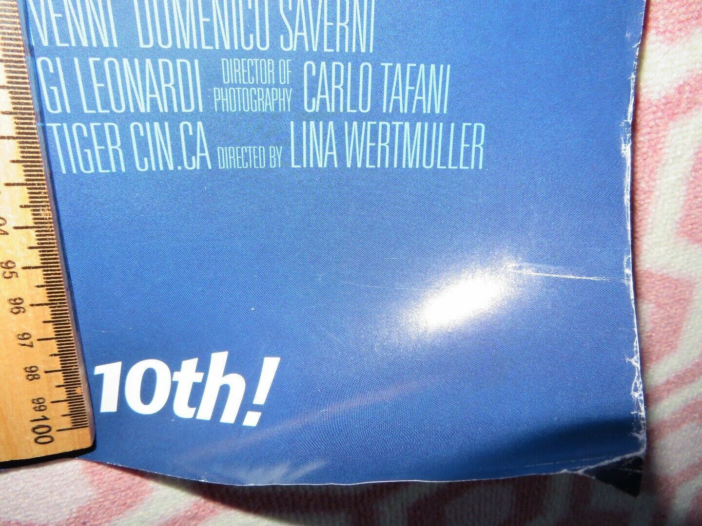 CIAO, PROFESSORE! VHS US ONE SHEET ROLLED POSTER PAOLO VILLAGGIO 1992 Movie posters