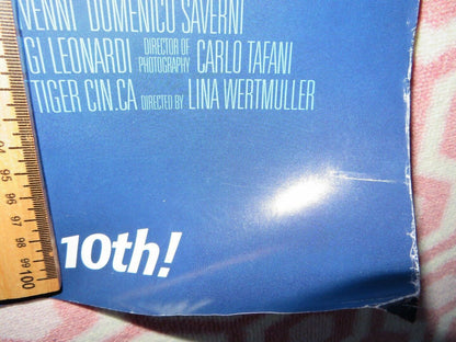 CIAO, PROFESSORE! VHS US ONE SHEET ROLLED POSTER PAOLO VILLAGGIO 1992 Movie posters