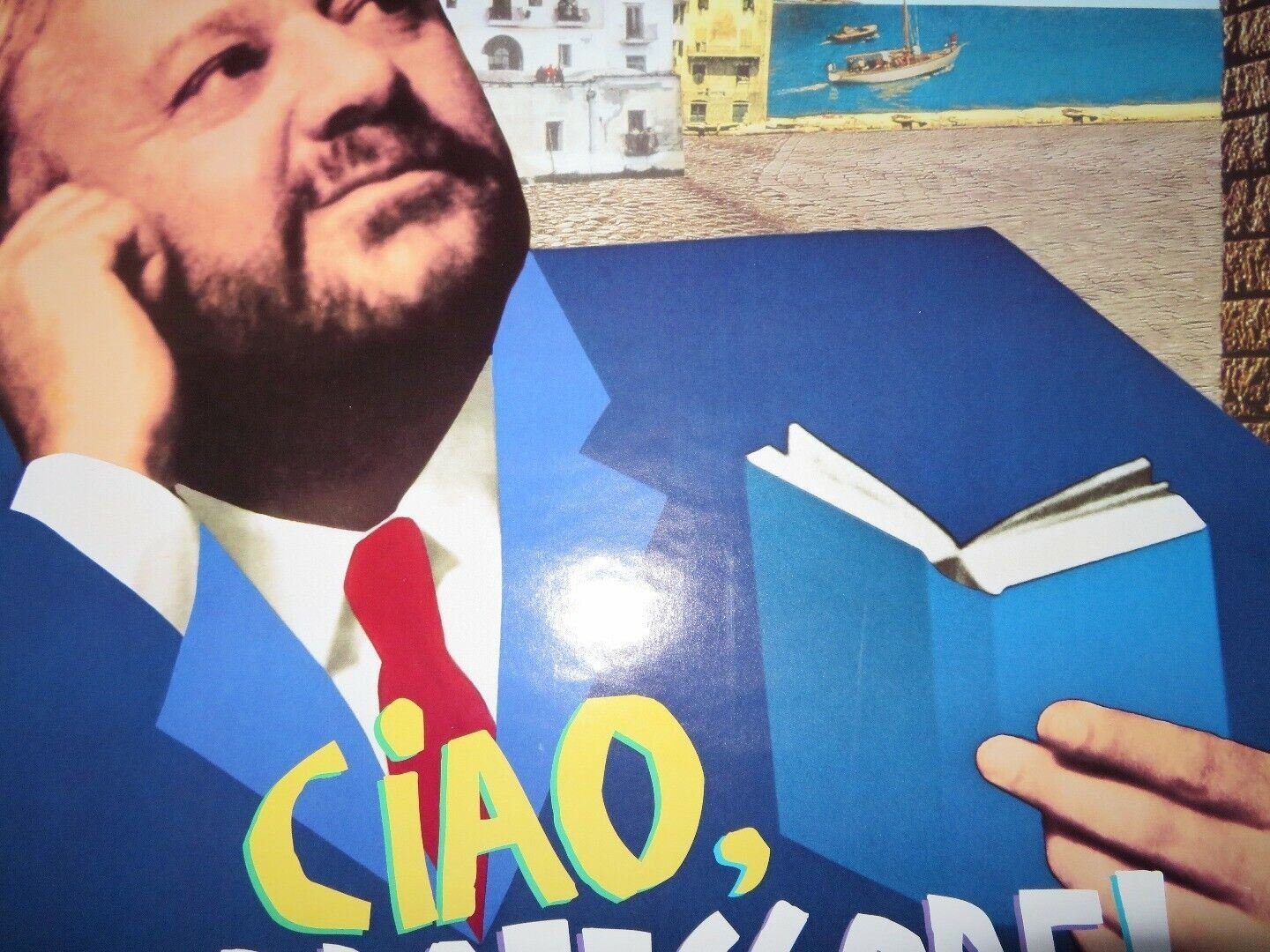 CIAO, PROFESSORE! VHS US ONE SHEET ROLLED POSTER PAOLO VILLAGGIO 1992 Movie posters