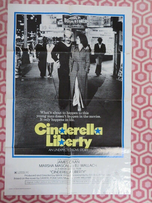 CINDERELLA LIBERTY US ONE SHEET POSTER JAMES CAAN MARSHA MASON 1974 Movie posters