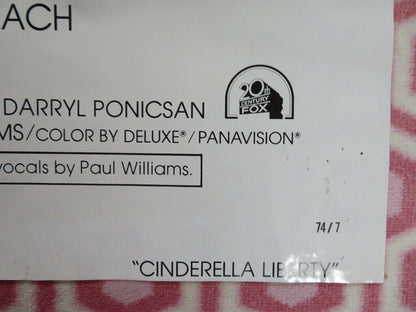 CINDERELLA LIBERTY US ONE SHEET POSTER JAMES CAAN MARSHA MASON 1974 Movie posters